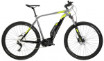 Elektriratas Kross E-Level Boost 1.0, 29", 250 W, 13.9 Ah, must v./roheline v./grafiit v.