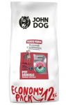 Kuiv koeratoit John Dog Good Form Chicken with Beef, veiseliha, 12 kg
