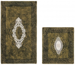 Vannitoamattide komplekt Foutastic 394ANR1520, roheline v., 60 cm x 100 cm
