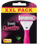Žiletitera Wilkinson Sword Quattro For Women, 6 tk