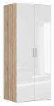 Riidekapp Flex 100, valge v./sonoma tamm v., 100 cm x 66 cm x 240 cm