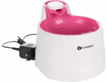 Jootur koertele Flamingo Fountain Bellagio, 2 l, 20.8 cm x 26.5 cm x 17 cm, valge v./roosa v.