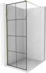 Du&scaron;isein Mexen Kioto Walk-In, 80 cm x 200 cm, kuldne/must