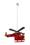 Valgusti rippuv CristalRecord Helicopter, E27, 1, punane v.
