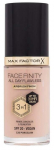 Vedel jumestuskreem Max Factor All Day Flawless 3 in 1 Facefinity, SPF 20, porcelianas, c30, 30 ml