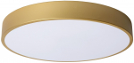 Valgusti plafoon Lucide Unar 79185/40/02, LED, 2700 &deg;K, 1 x 24 W, kuldne v.