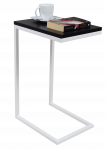 Kohvilaud ADRK Spark, valge/must, 40 cm x 30 cm x 62 cm