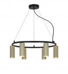 Valgusti rippuv Domoletti Icel P16065-6RP D5H13 gold, GU10, 6 x 5 W, kuldne v.