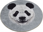 Vaip sise Conceptum Hypnose Huge Panda Djt, must/hall, 100 cm x 100 cm
