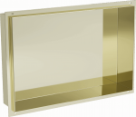 Sisseehitatav seinariiul Mexen X-Wall-NR, 10 cm x 30 cm x 45 cm, kuldne v.