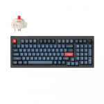 Juhtmevaba m&auml;nguklaviatuur Keychron V5 Max Wireless V5M-D1 Keychron Super Red, Inglise (US), must v.