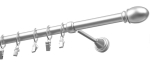 Kardinapuu Olimp Owal, 400 cm, &Oslash; 19 mm, matt kroom v.