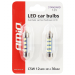 Autopirn AMiO Standard Festoon, LED, valge, 12 V