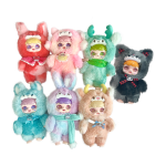 Pl&uuml;&uuml;sist nukk vin&uuml;&uuml;list n&auml;okesega MIYOO 2 YL0334, (v&auml;rv/disain valitakse juhuslikult), 20 cm