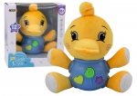 Interaktiivne m&auml;nguasi, part Lean Toys Plush, 19 cm, sinine/kollane