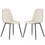 Toolide komplekt Akord Lumo, matt, beež v., 43.5 cm x 45.5 cm x 87 cm, 2 tk