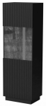 Vitriinkapp Cama Meble Liverti, must v., 42 cm x 59.5 cm x 178 cm