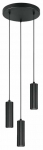 Valgusti lagi Trio Soka, GU10, 3 x 10 W, must v.