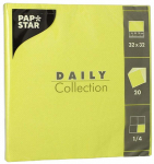 Pabersalvr&auml;tikud Pap Star Daily Collection, 32 cm x 32 cm, laim v., 20 tk