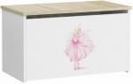M&auml;nguasjade kast, esemete hoidmiseks ADRK Daria Ballerina, valge v./roosa v., 40 x 73 x 42 cm