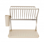 N&otilde;udekuivatusrest Brabantia SinkSide, 37 cm x 33 cm x 31.5 cm, alumiinium/plastik, beež v.