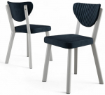 Toolide komplekt Kalune Design Arfe, antratsiit v./valge v., 46 cm x 45 cm x 86 cm, 6 tk