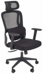 T&ouml;&ouml;tool Mateus, 70 x 67 x 126 - 133 cm, must v.