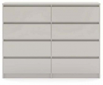 Kummut Simple 140 8S, ka&scaron;miir v., 102 cm x 138.5 cm x 39 cm