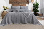 Voodikate, koos padjap&uuml;&uuml;ridega Mijolnir Norah 157SHS5458, hall v., 240 cm x 260 cm