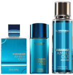 Parf&uuml;&uuml;mikomplekt Al Haramain Amber Oud Aqua Dubai Gift Set, 3 tk.