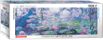 Pusle Eurographics Fine Art Claude Monet Waterlilies 6010-4366, 99 cm x 33 cm, 1000 tk, sinine v./roosa v.