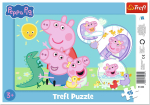 Pusle Trefl Peppa Pig The Sweetest Pig 31434, 15.9 cm x 25.8 cm, 15 tk, mitmev&auml;rviline