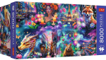 Pusle Trefl Premium Plus Colorful World, 132.5 cm x 180.5 cm, 8000 tk, mitmev&auml;rviline