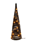 Dekoratsioon LED-valgustusega, 40 cm, must v.