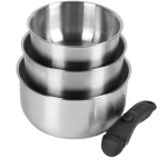 Pottide komplekt, eemaldatava k&auml;epidemega Russell Hobbs RH04034