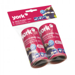 Riidepuhastusrulli t&auml;ide York 6801(24), plastik/paber, 2 tk