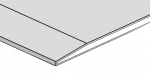 Kipsplaat Norgips, 260 cm x 120 cm x 0.6 cm