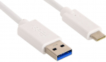 Juhe Sandberg USB to USB USB 3.1 C, USB 3.0, 1 m, valge