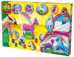 Kipsfiguuride valmistamise komplekt SES Creative 01155, mitmev&auml;rviline