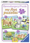 Pusle 4in1 Ravensburger My First Puzzles 069514, 21 cm x 15 cm, 20 tk, mitmev&auml;rviline
