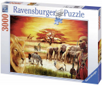 Pusle Ravensburger Savannah Animals 17056, 121 cm x 80 cm, 3000 tk, mitmev&auml;rviline
