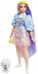 Nukk Mattel Barbie Extra Shimmery Look With Puppy GVR05, 29 cm