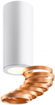 Valgusti lagi Candellux Tube, GU10, 1 x 15 W, kuldne v./valge v.