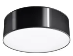 Valgusti plafoon Sollux Arena 25 SL.0127, E27, 1 x 60 W, must v. / must v.