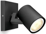 Nutivalgustus kohtvalgusti Philips Hue Runner, GU10, 2200 - 6500 &deg;K, 1 x 5.7 W, must v. / must v.