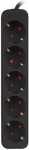 Pikendusjuhe Lanberg, PS0-05F-0300-BK, 3 m, 5 pesa