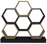 P&otilde;randariiul Kalune Design Cicek 322RTC1101, tamm v./must v., 109 cm x 29.5 cm x 120 cm