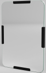 Peegel Kalune Design Pera, rippuv, 50 cm x 70 cm, must v.