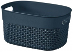 Hoiukorv, pesule /esemete hoidmiseks/m&auml;nguasjade jaoks Curver Filo 17207008, 3.5 l, must v., 17.5 x 12 x 23.5 cm