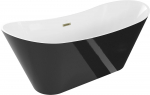 Vann, teisaldatav Mexen Celia, 75 cm x 170 cm x 72 cm, ovaalne, valge/must